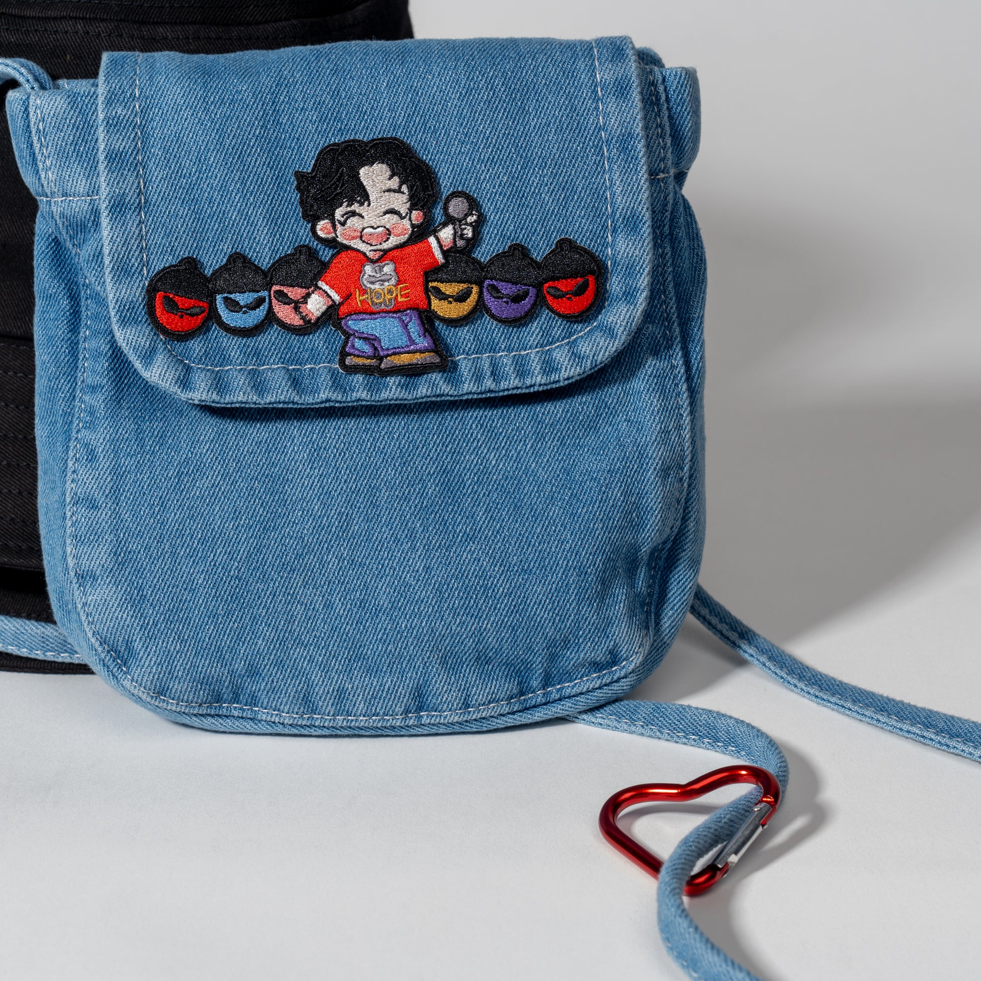 [HOTS Memories] Denim Crossbody Bag — Neuron Dance featuring Hobi & Acorns