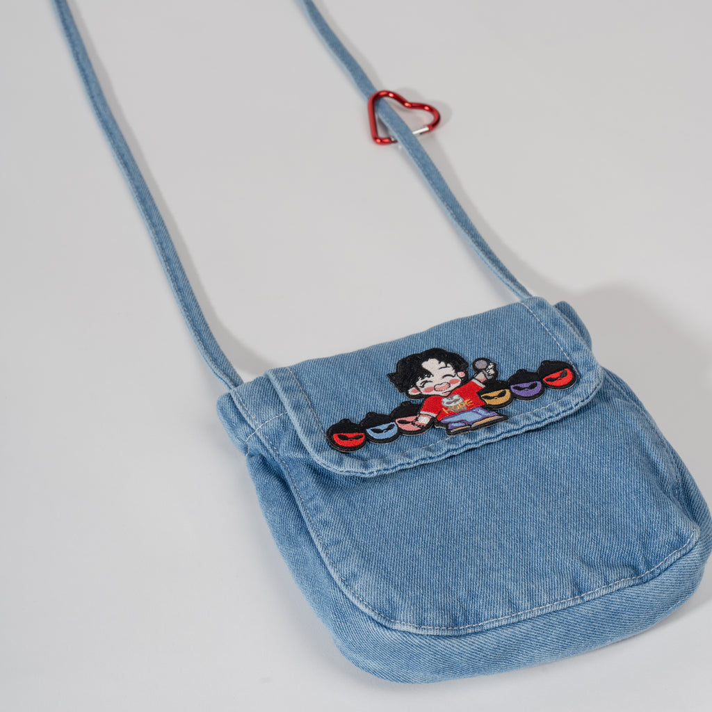 [HOTS Memories] Denim Crossbody Bag — Neuron Dance featuring Hobi & Acorns