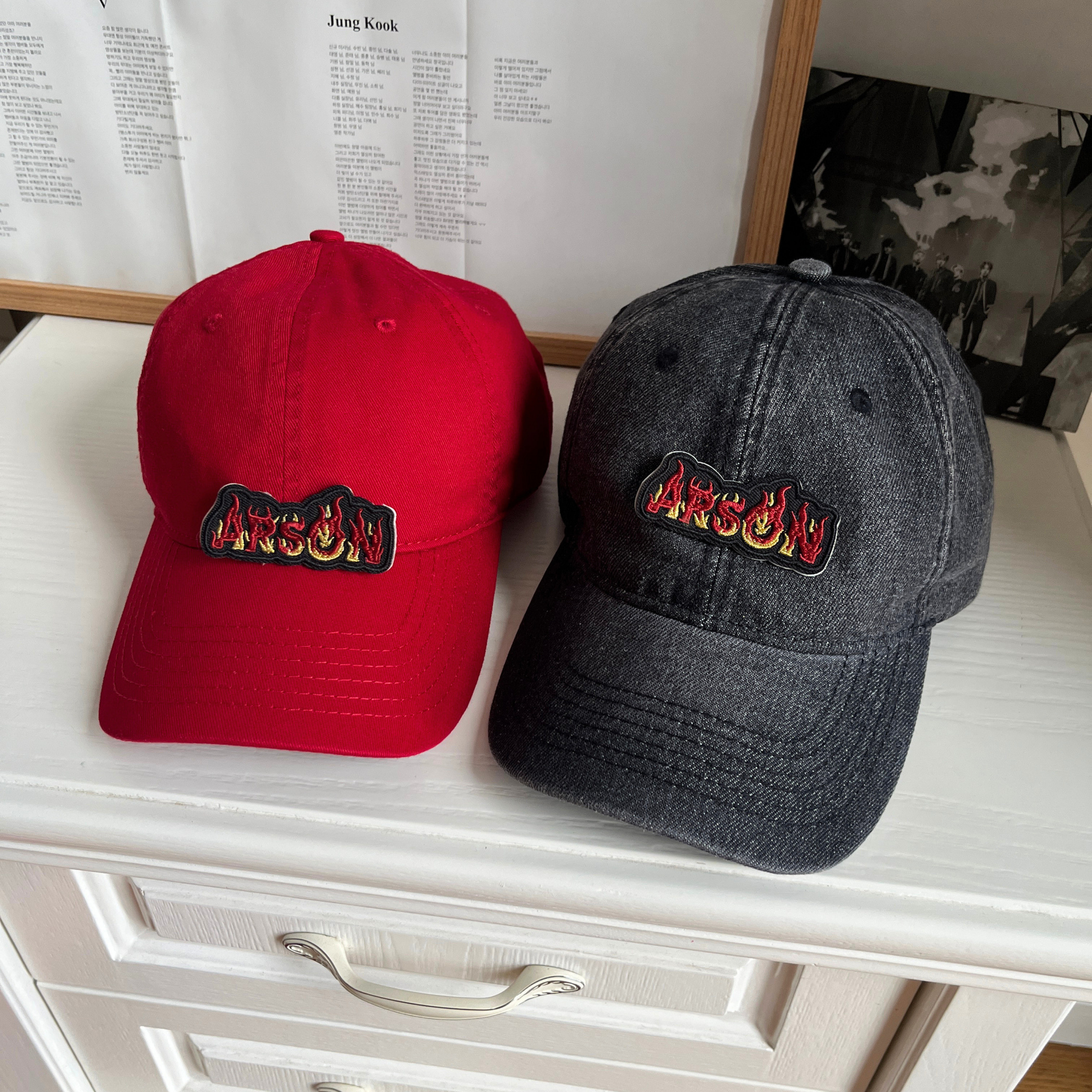 BTS Embroidered Patch Cap