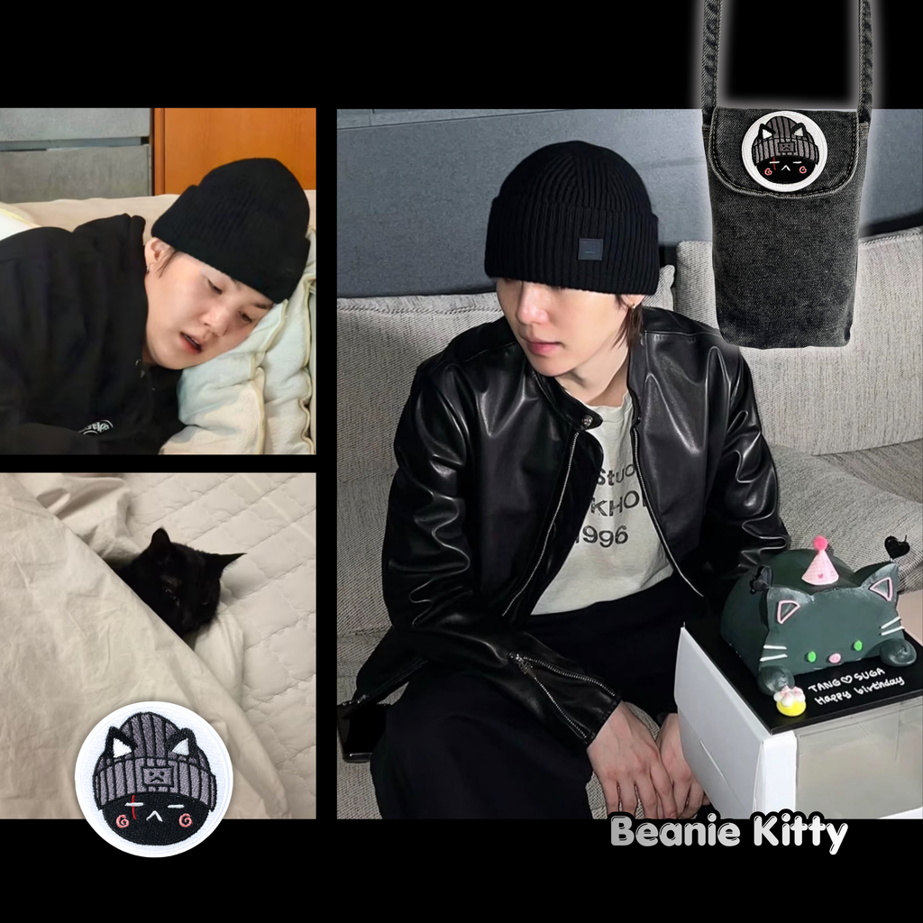 Yoongi Denim Phone Crossbody Bag