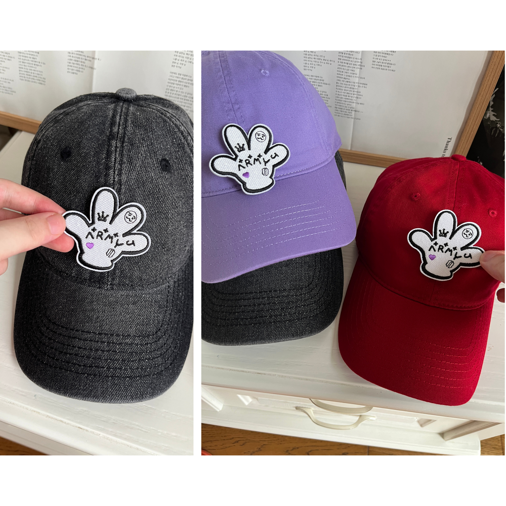 BTS Embroidered Patch Cap