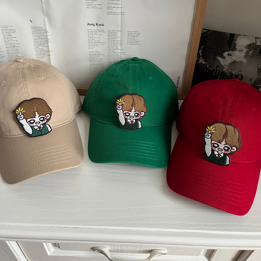 BTS Embroidered Patch Cap