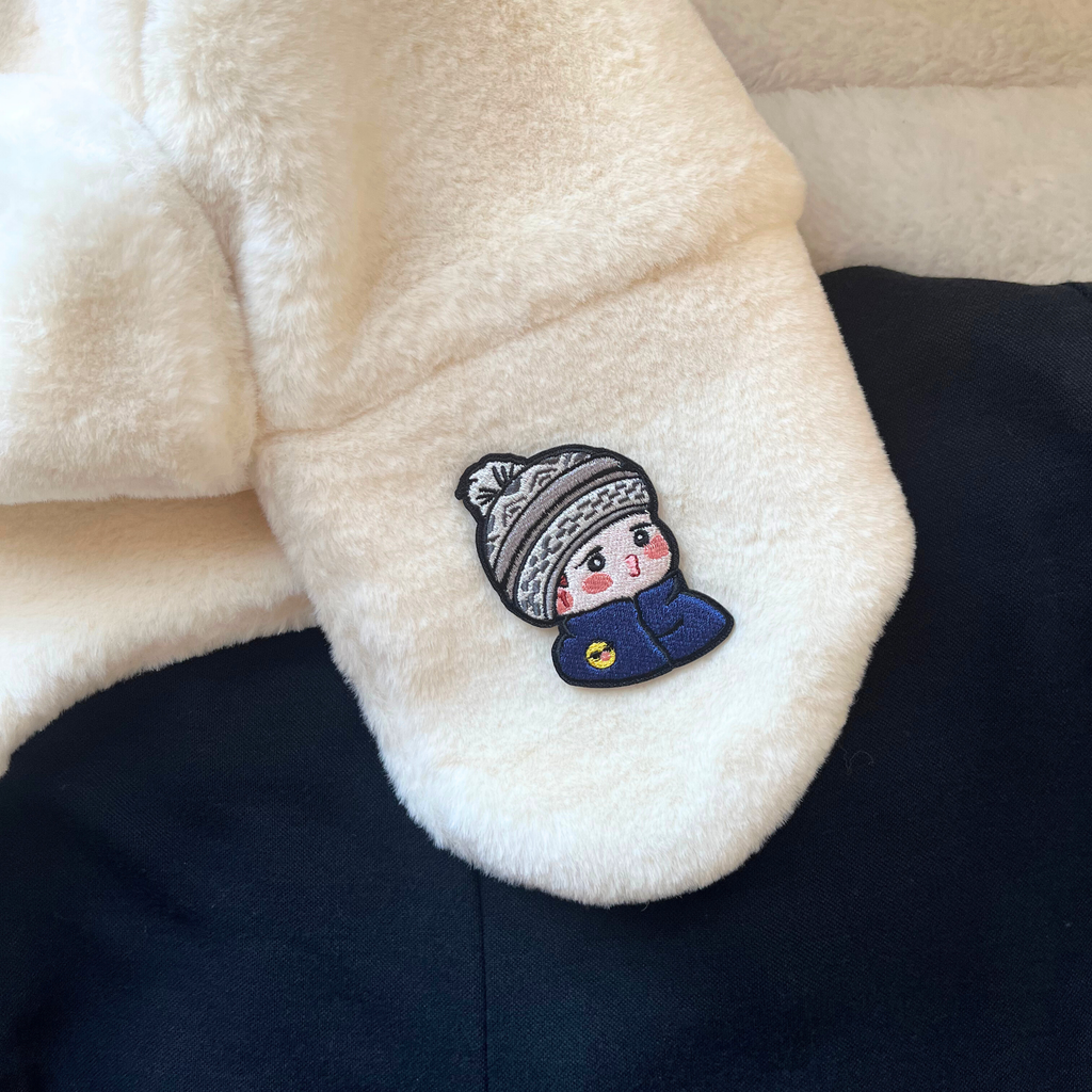 Bon Voyage Jimin Embroidered Patch (Beanie ver.)