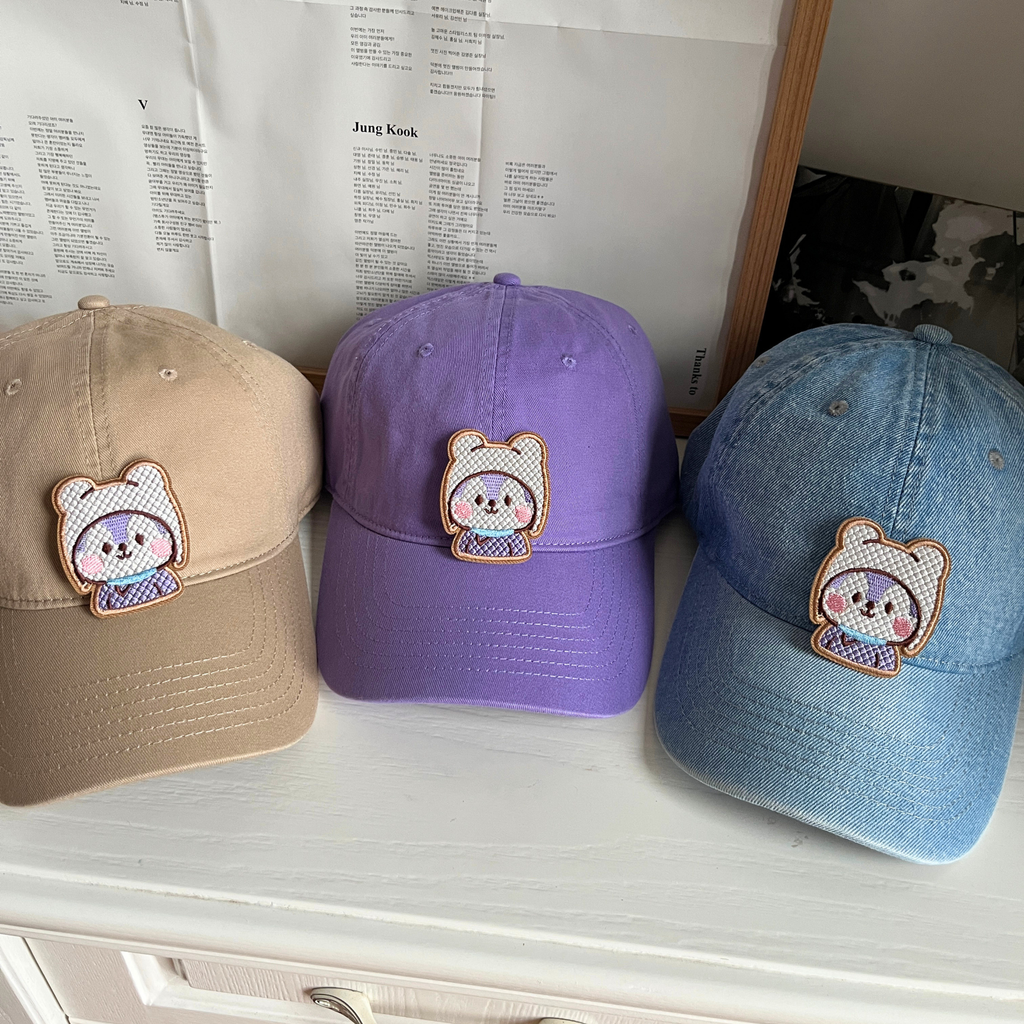 BTS Embroidered Patch Cap