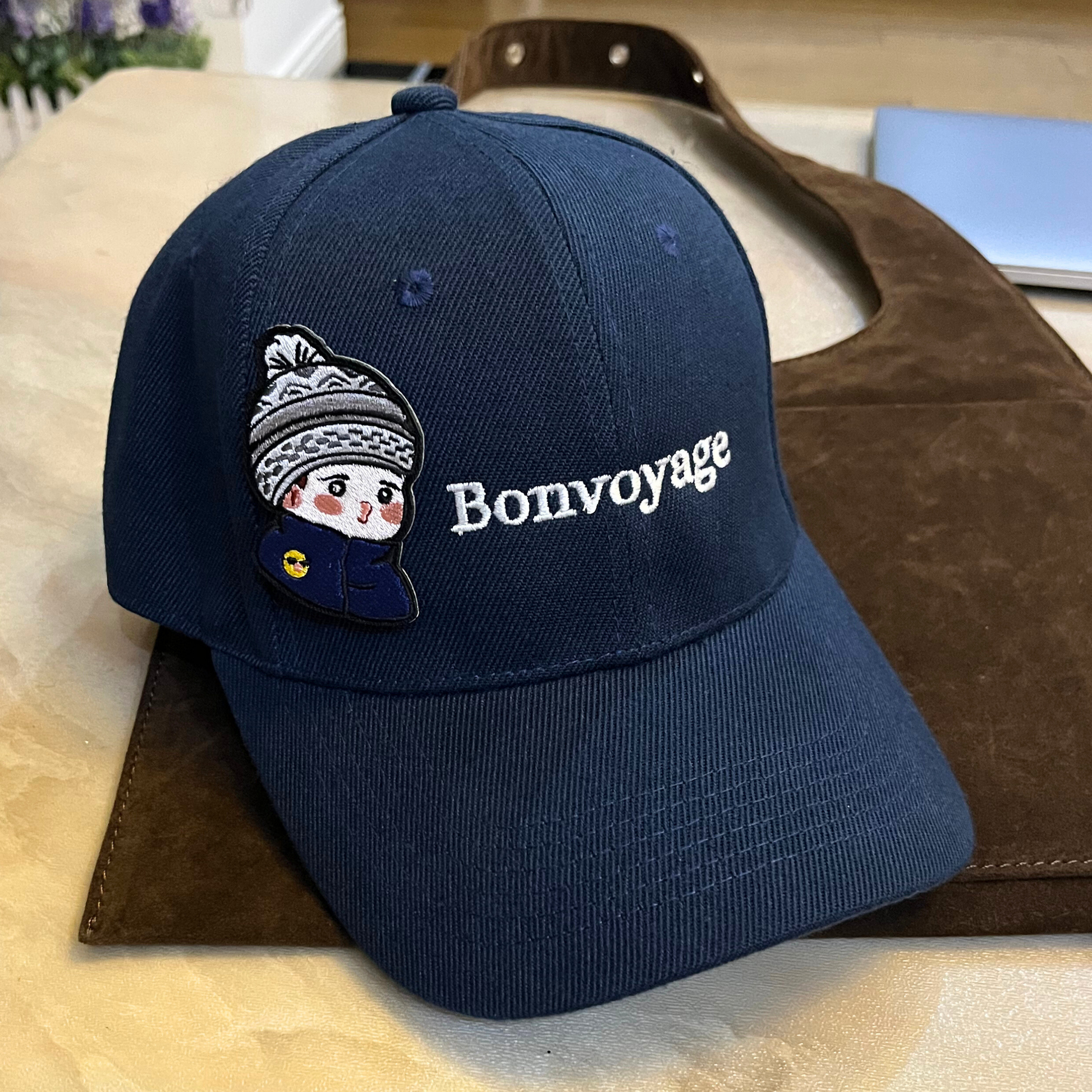 Bon Voyage Jimin Embroidered Patch (Beanie ver.)