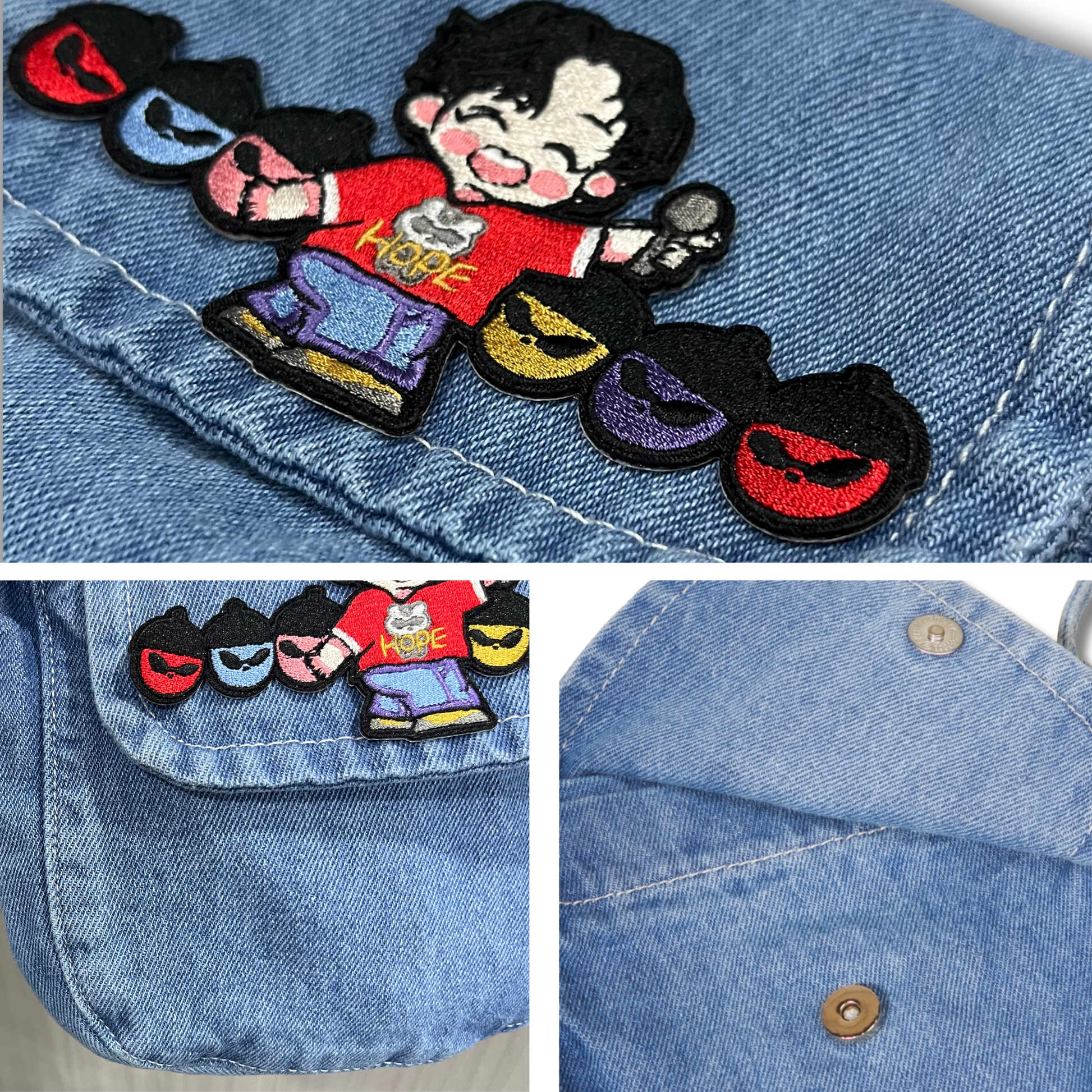 [HOTS Memories] Denim Crossbody Bag — Neuron Dance featuring Hobi & Acorns