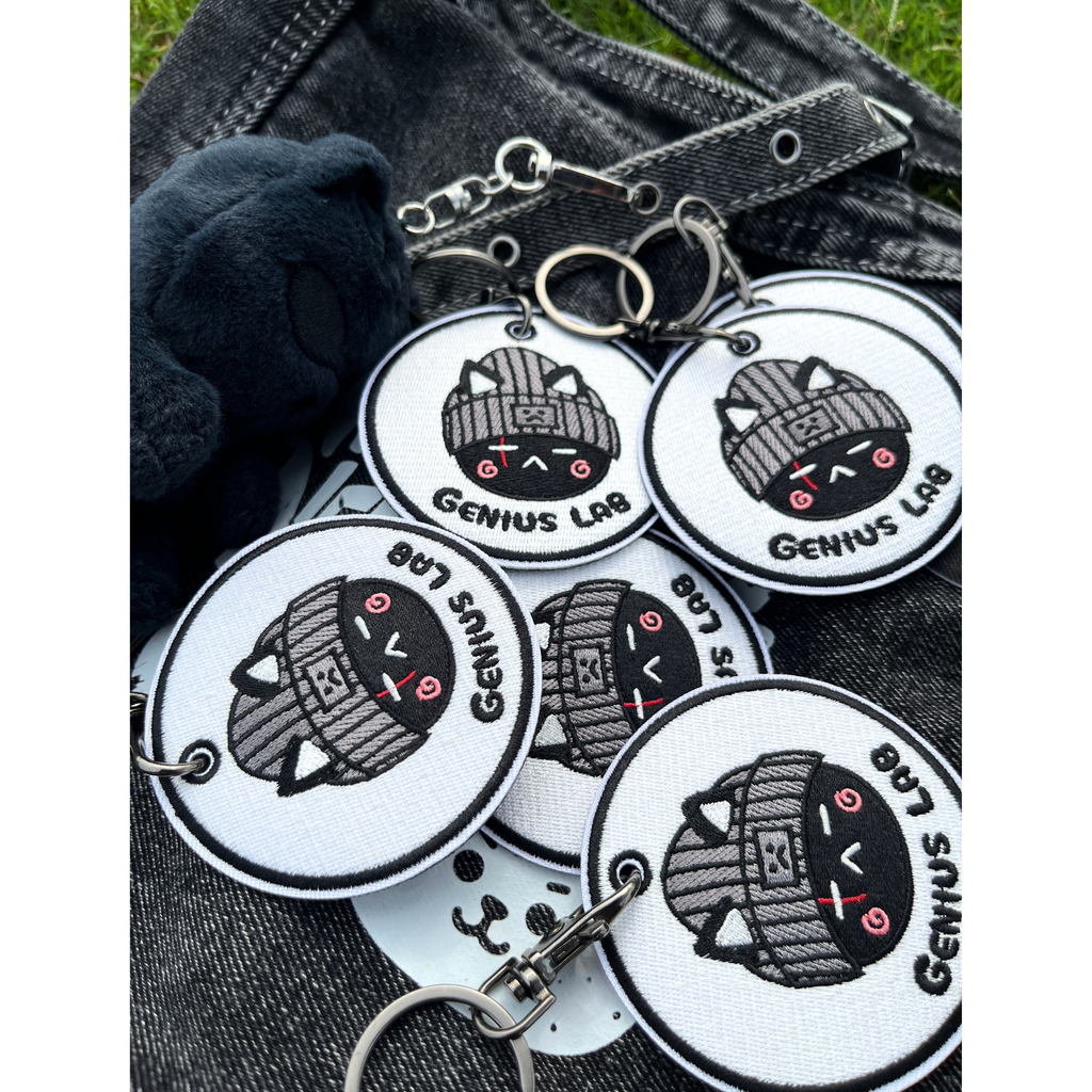 Genius Lab Embroidered Bag Charm