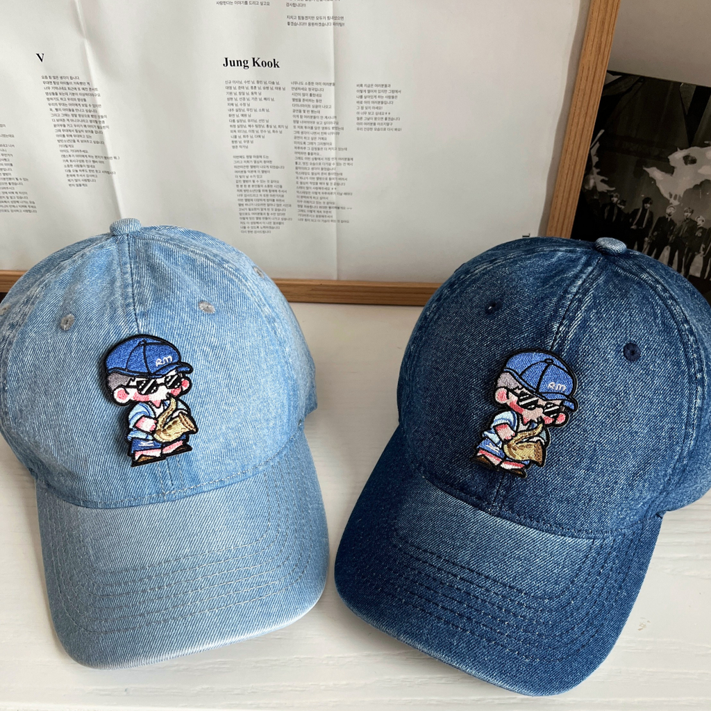 BTS Embroidered Patch Cap