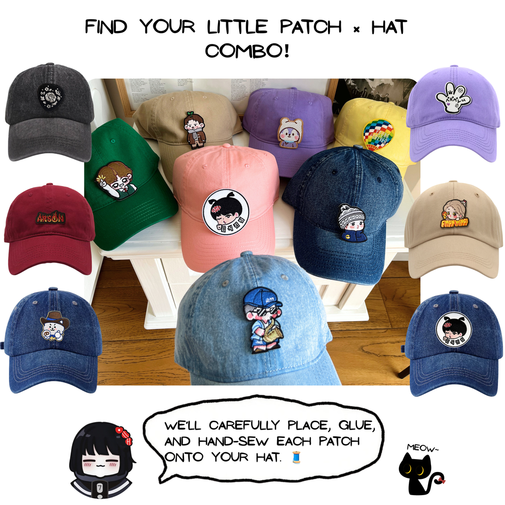 BTS Embroidered Patch Cap