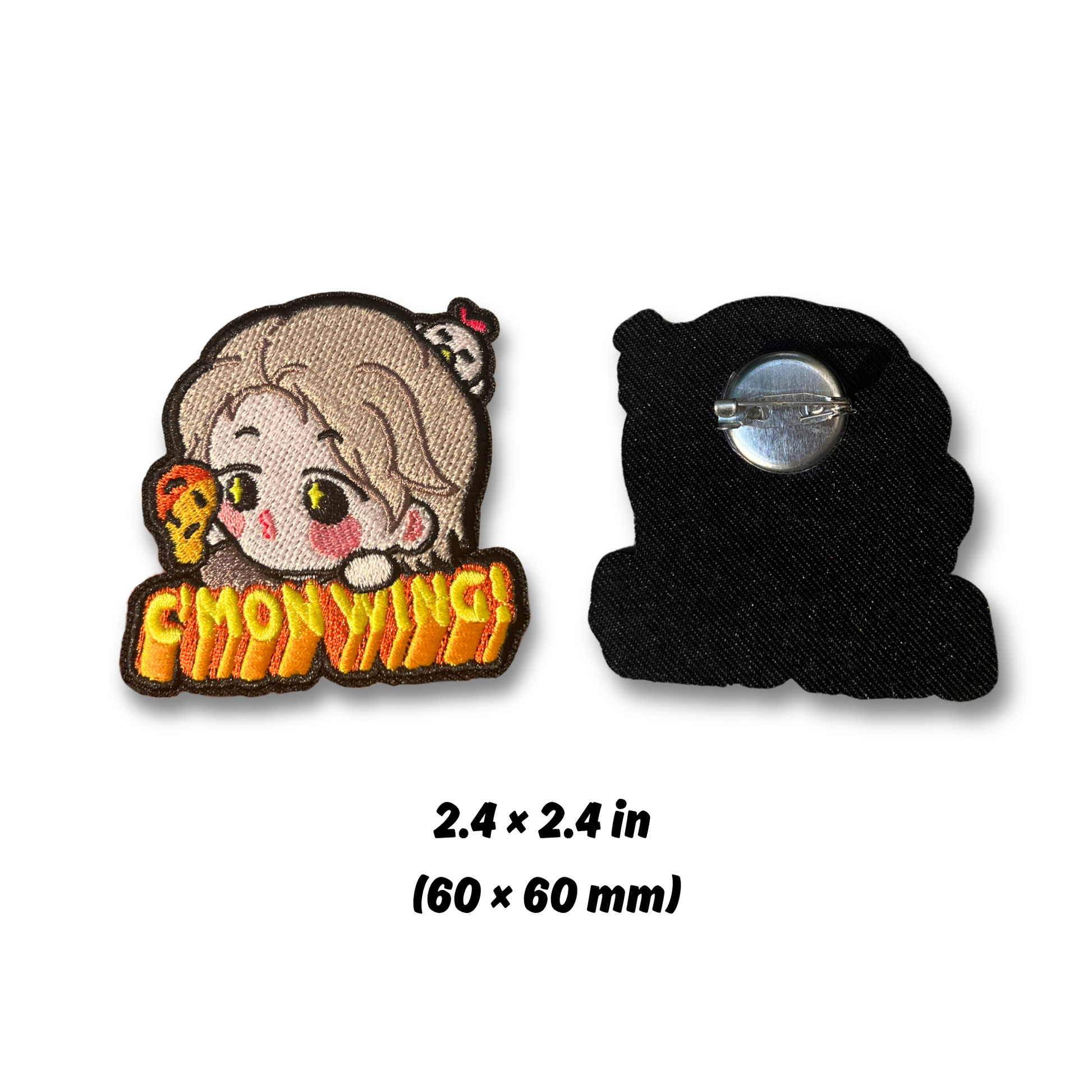C‘MON WING Embroidered Pin