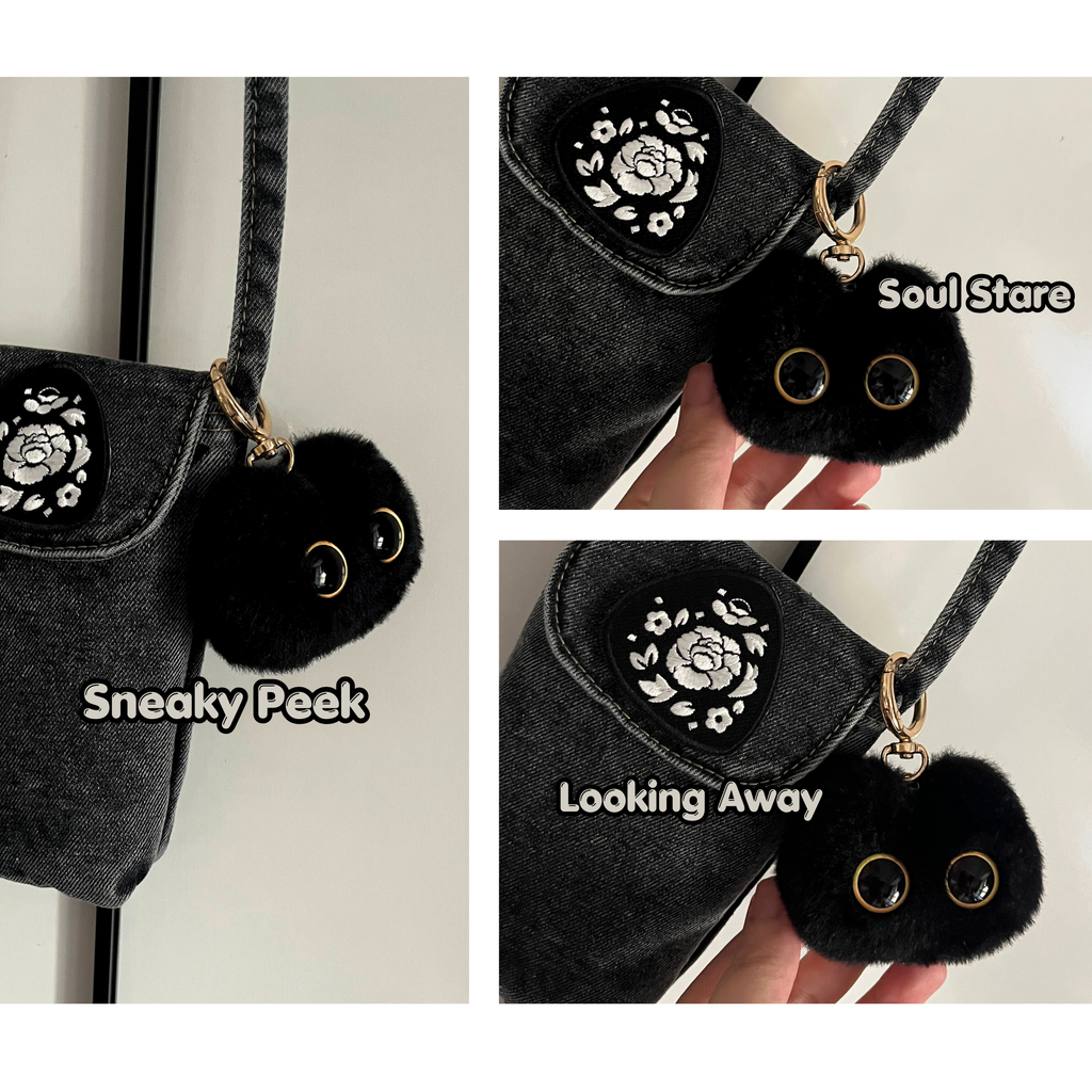 Black Cat Tang Bag Charm & Keychain - Pre-Order