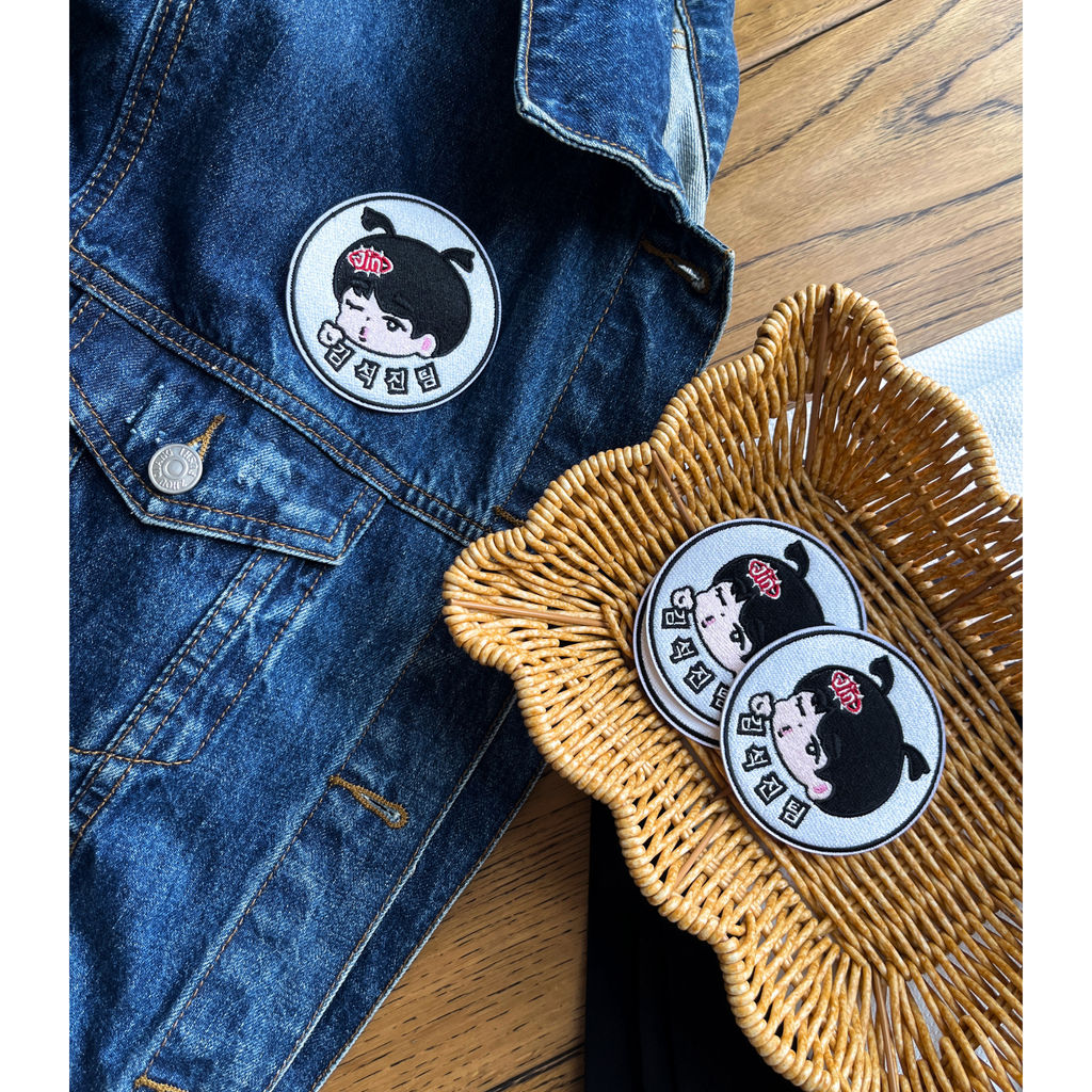 Team Kim Seokjin Embroidered Patch