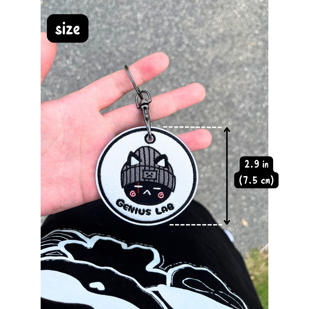 Genius Lab Embroidered Bag Charm