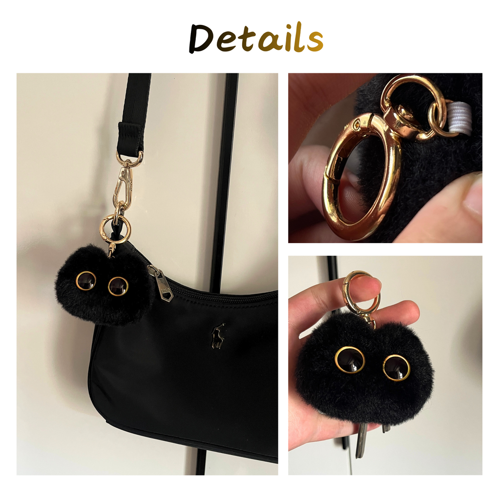 Black Cat Tang Bag Charm & Keychain - Pre-Order