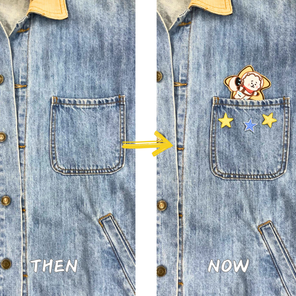 Fly with Astronaut RJ & Wootteo Embroidered patch