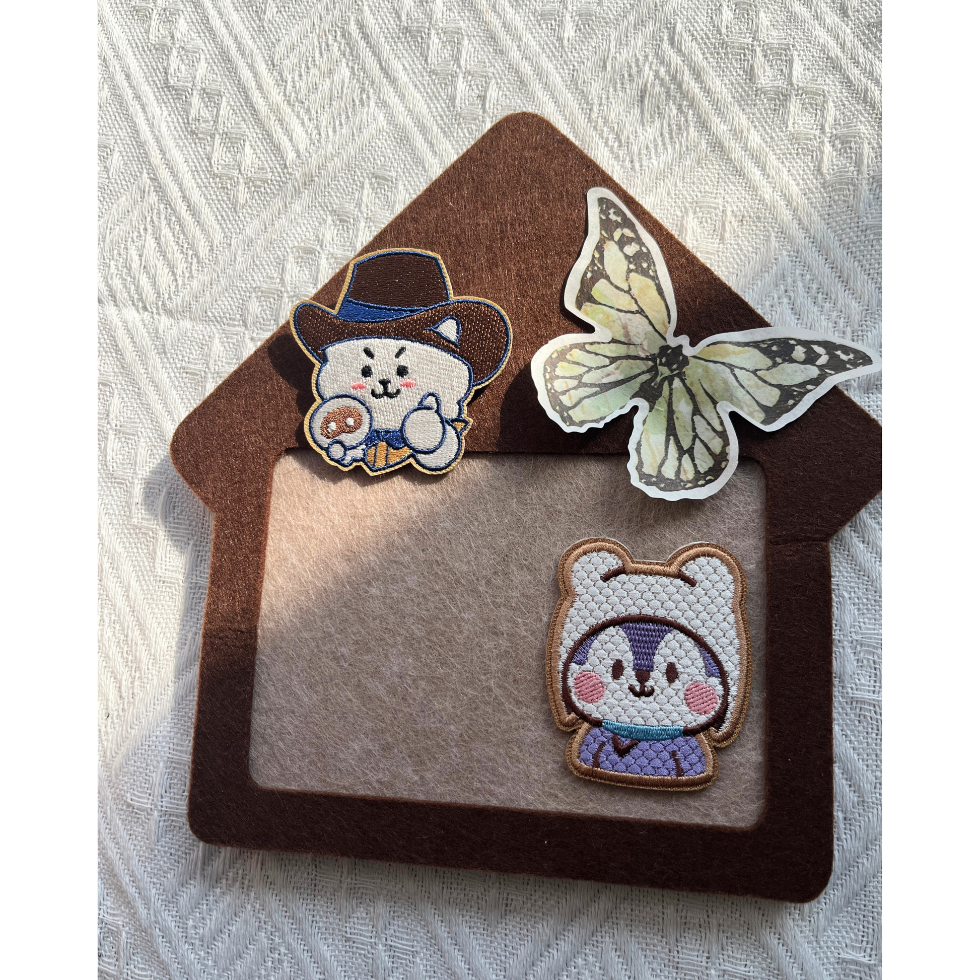 Rope It Cowboy RJ & Wootteo Embroidered Pin