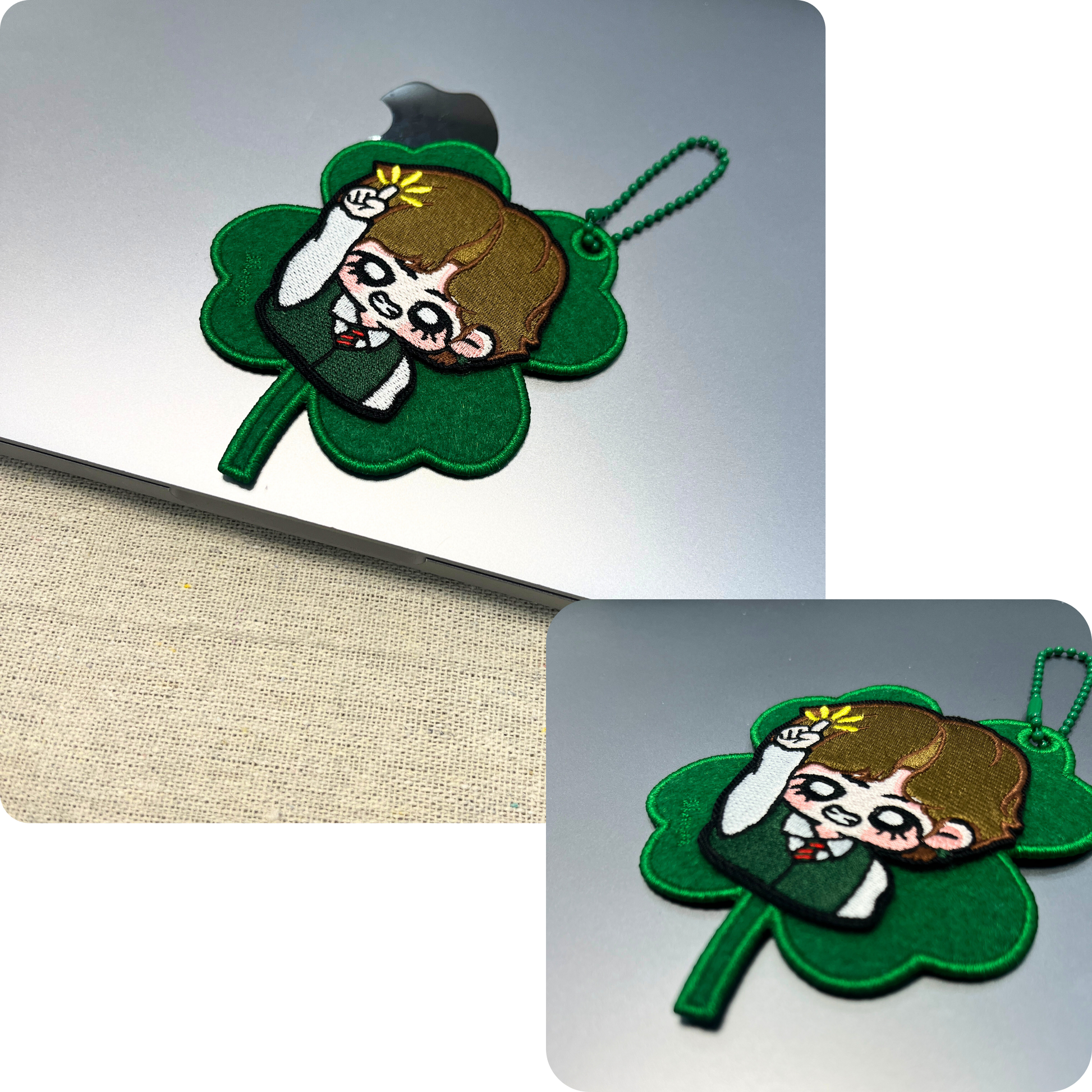 [Bangtan Buddies charms] Found a Clover