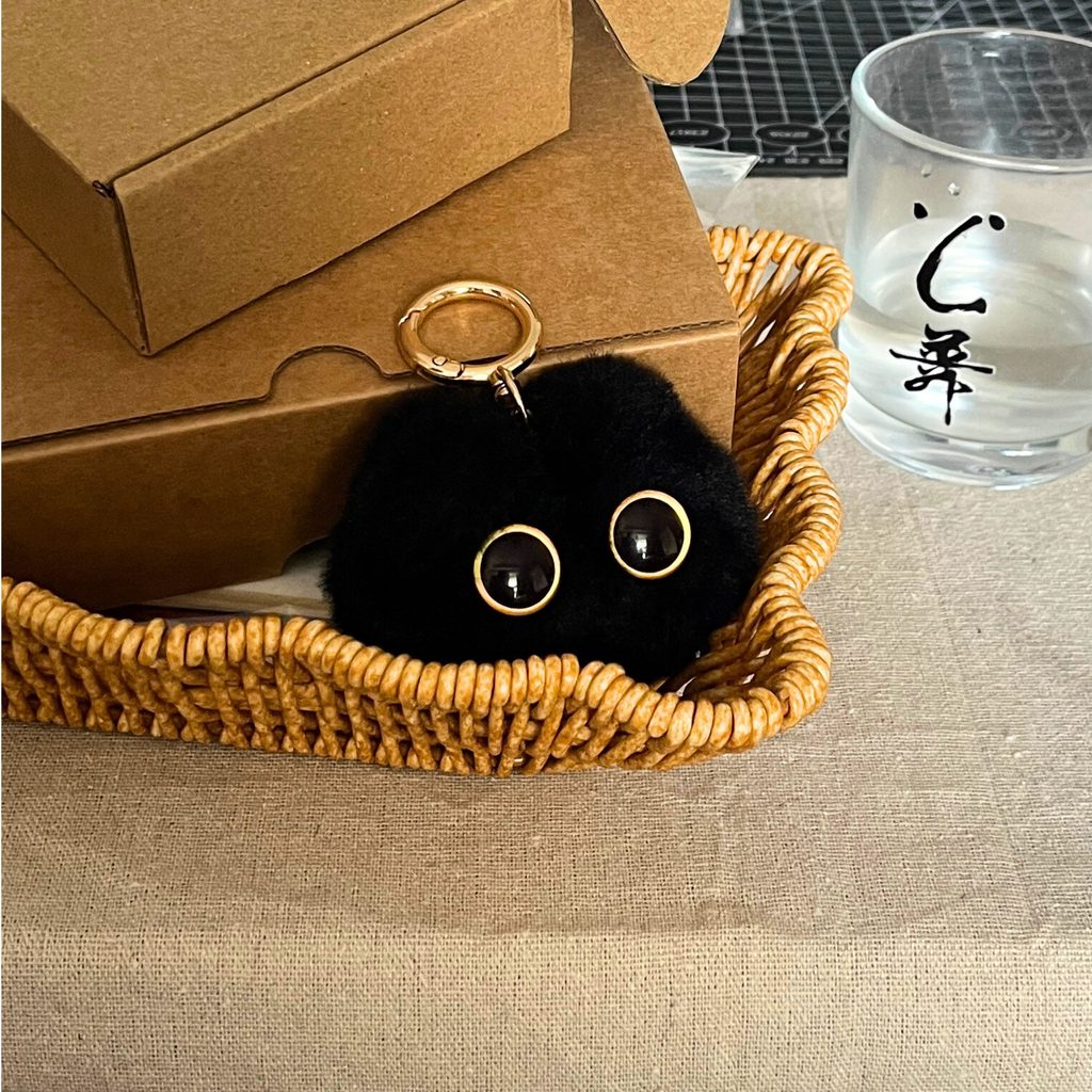 Black Cat Tang Bag Charm & Keychain - Pre-Order