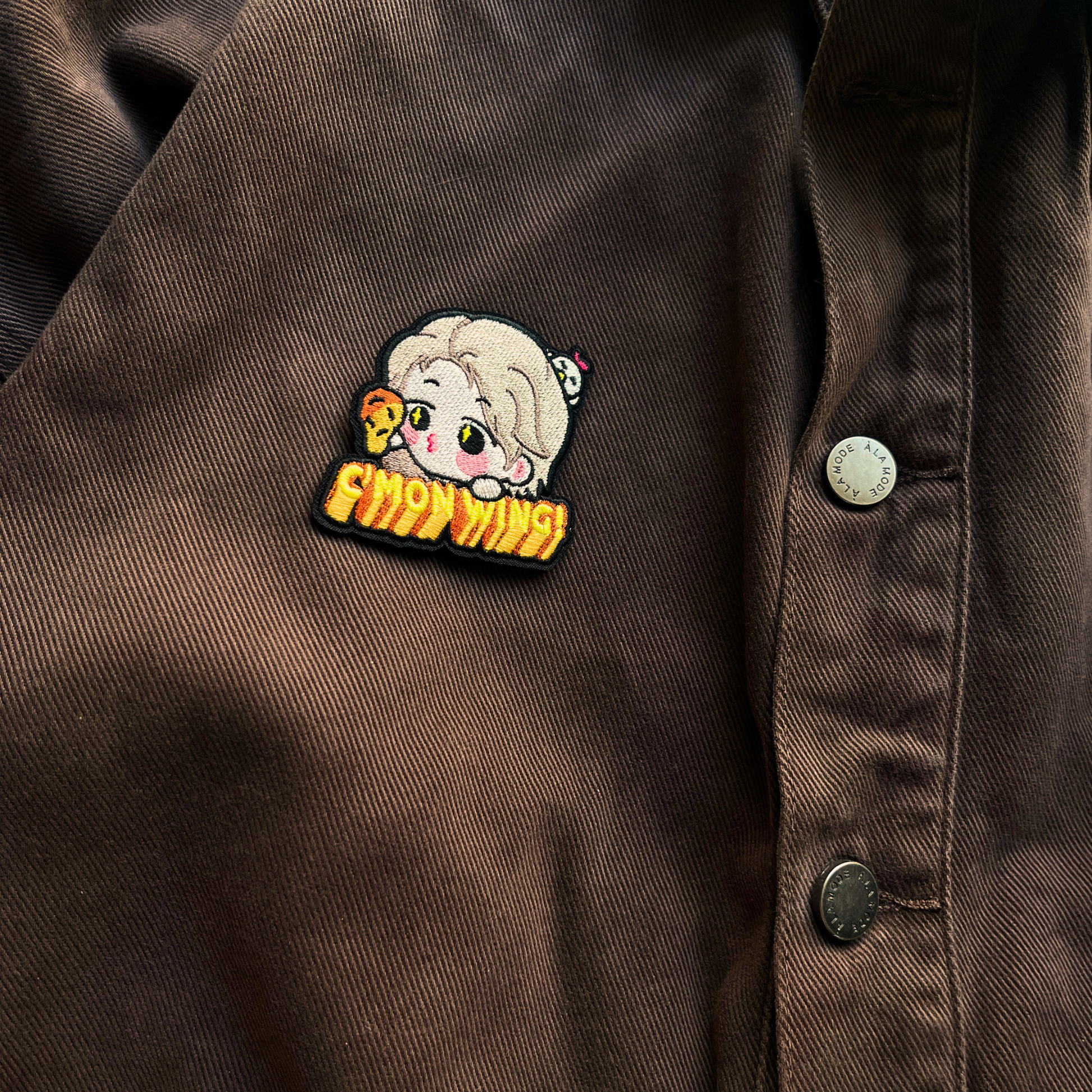 C‘MON WING Embroidered Pin