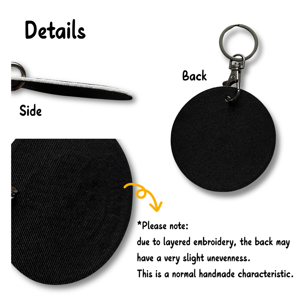 Genius Lab Embroidered Bag Charm