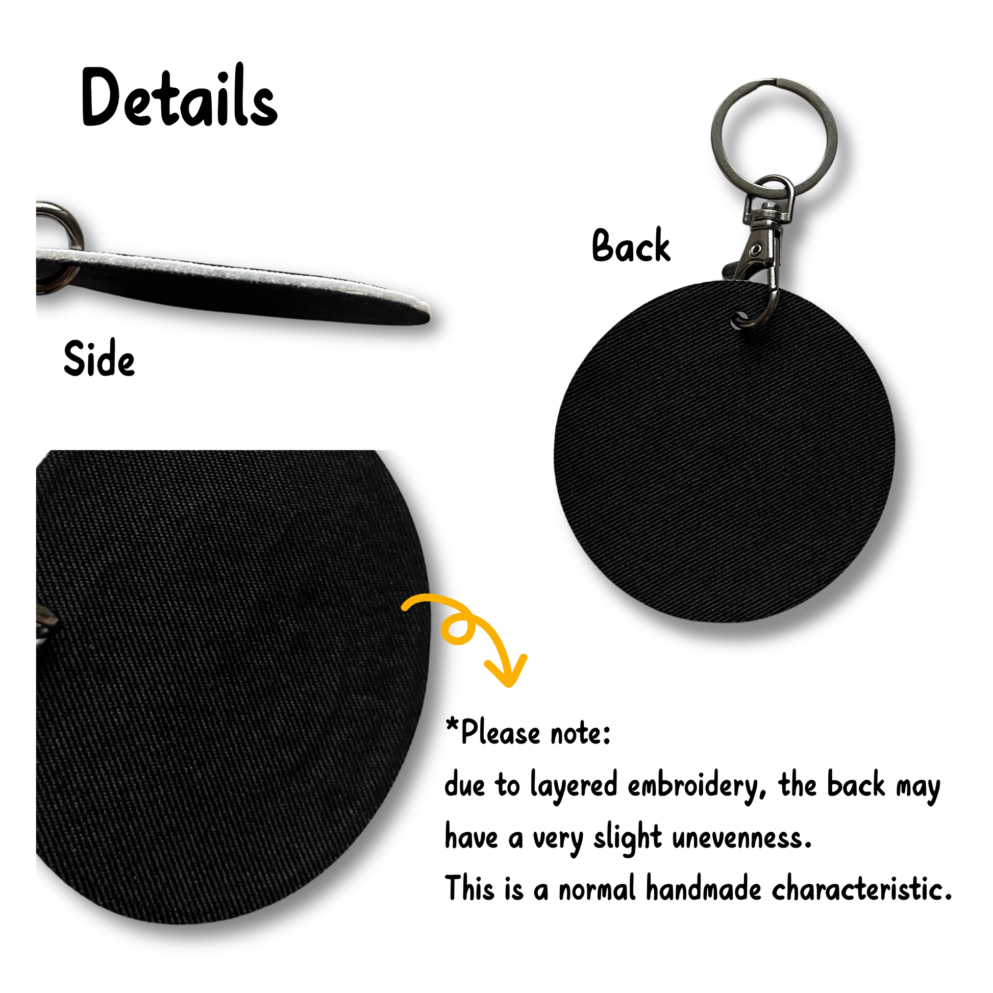 Genius Lab Embroidered Bag Charm