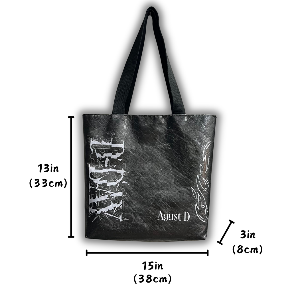 [D-DAY Memories] Rocknote Tyvek Tote | SUGA Tour Edition Bag