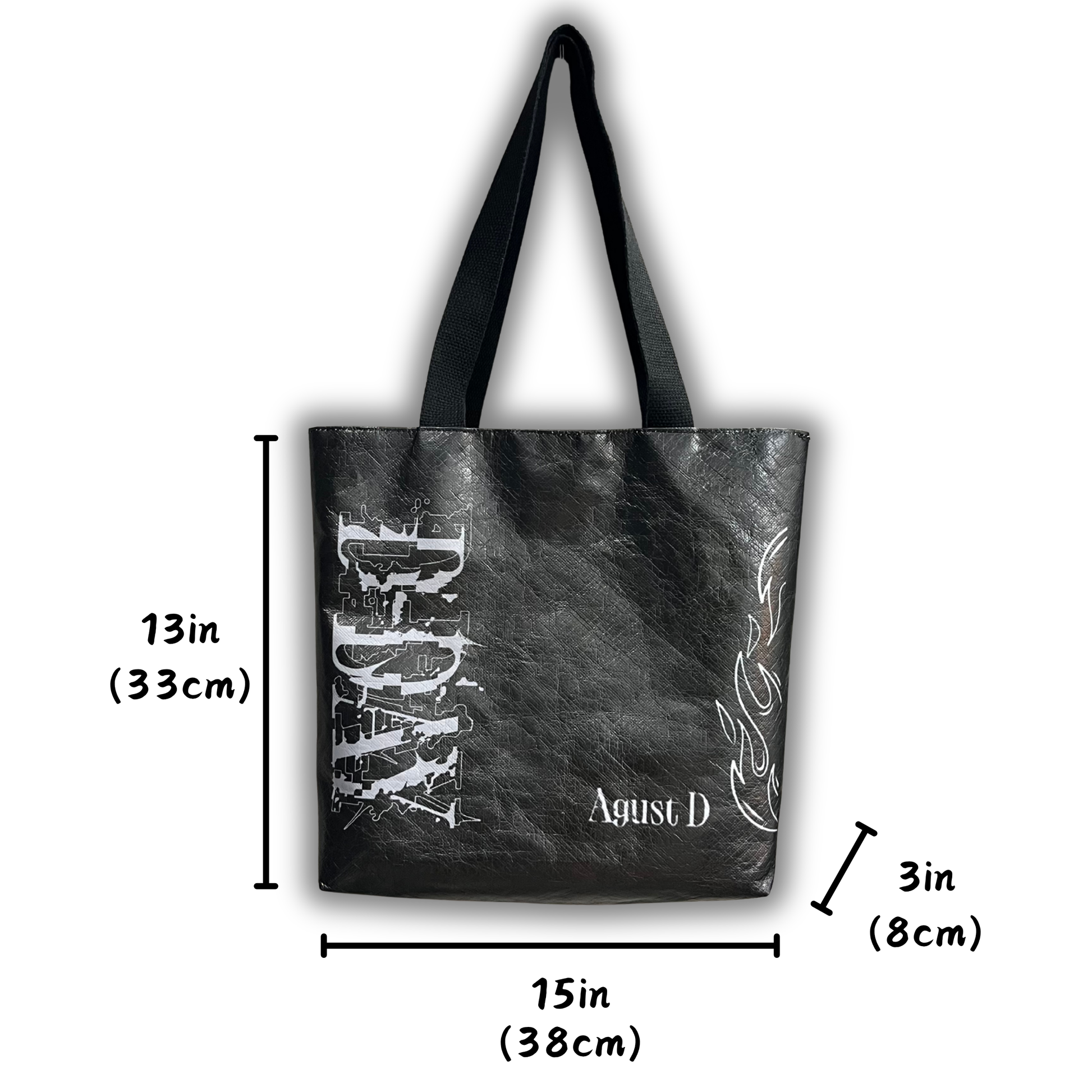 [D-DAY Memories] Rocknote Tyvek Tote | SUGA Tour Edition Bag