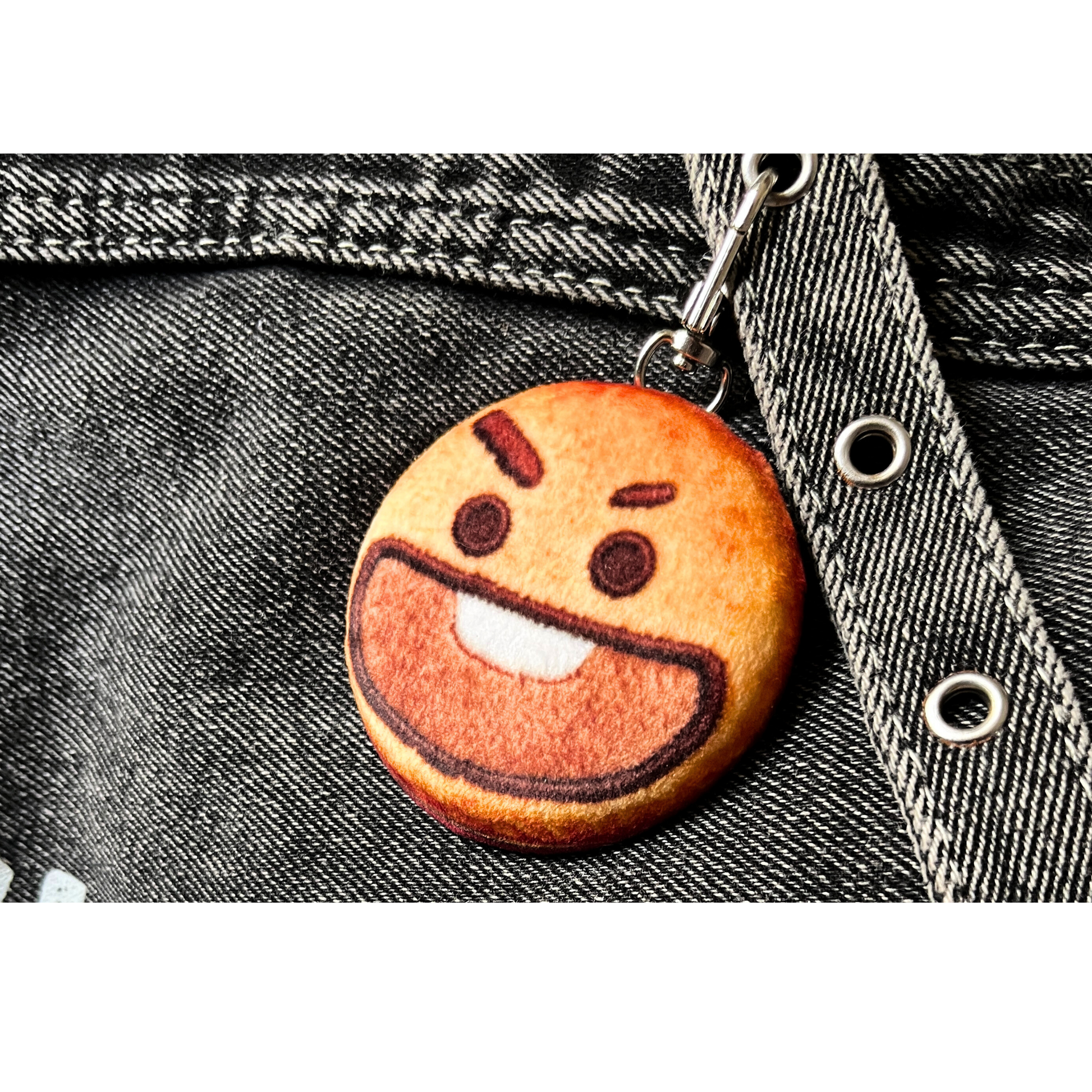 Shooky Plush Button Keychain