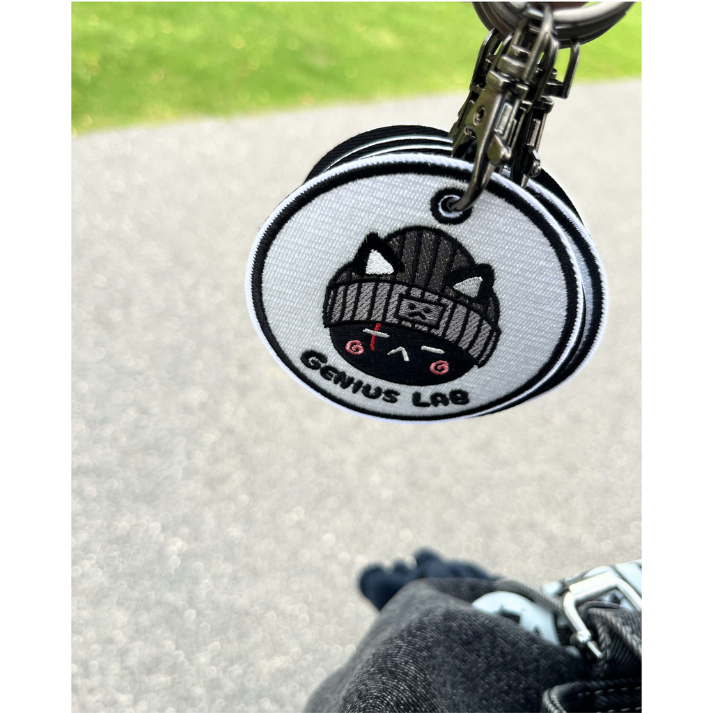 Genius Lab Embroidered Bag Charm