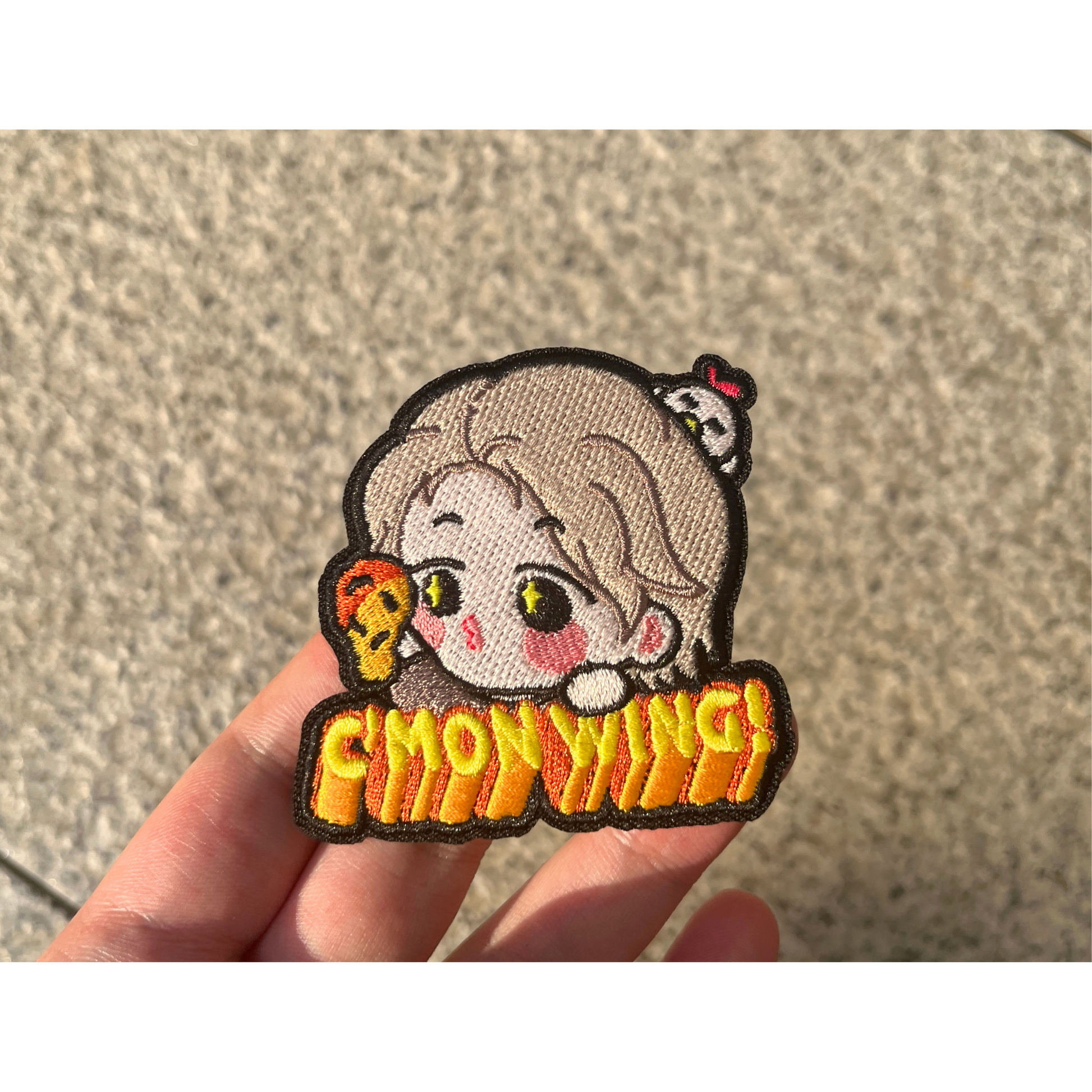 C‘MON WING Embroidered Pin