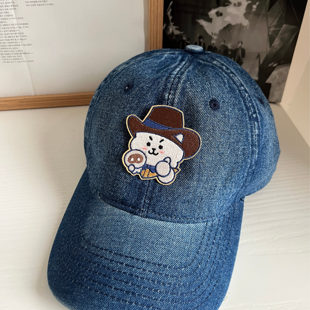 BTS Embroidered Patch Cap