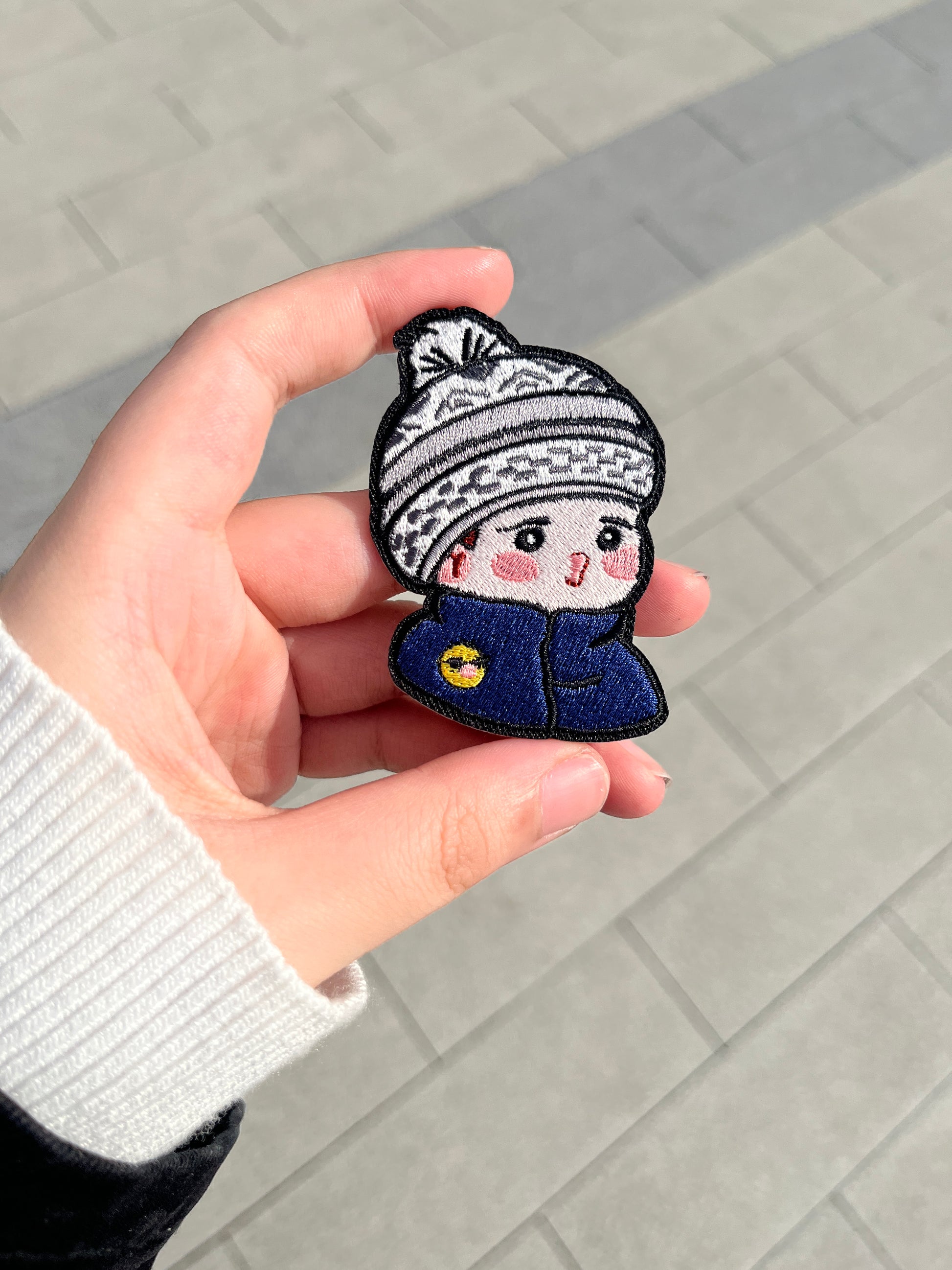 Bon Voyage Jimin Embroidered Patch (Beanie ver.)