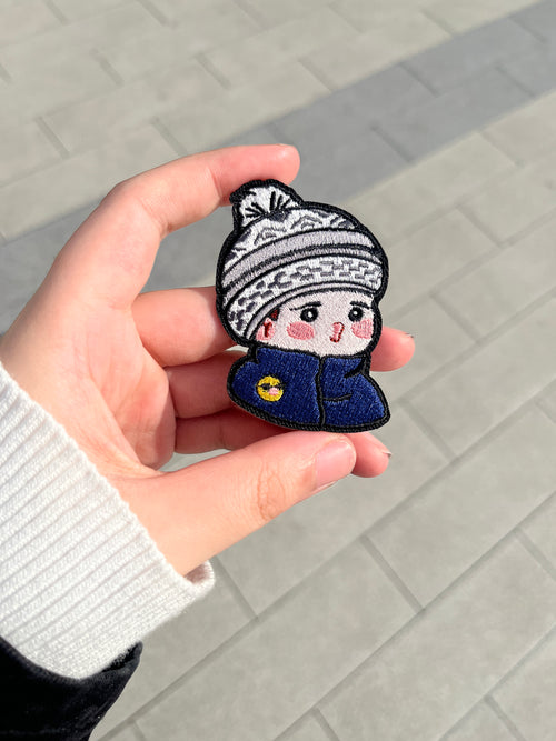 Bon Voyage Jimin Embroidered Patch (Beanie ver.)