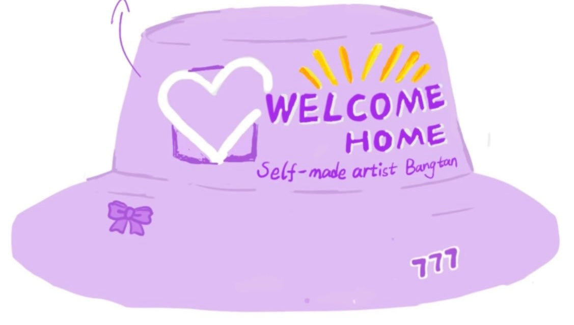 [Limited Edition] OT7 “Welcome Home” Bucket Hat