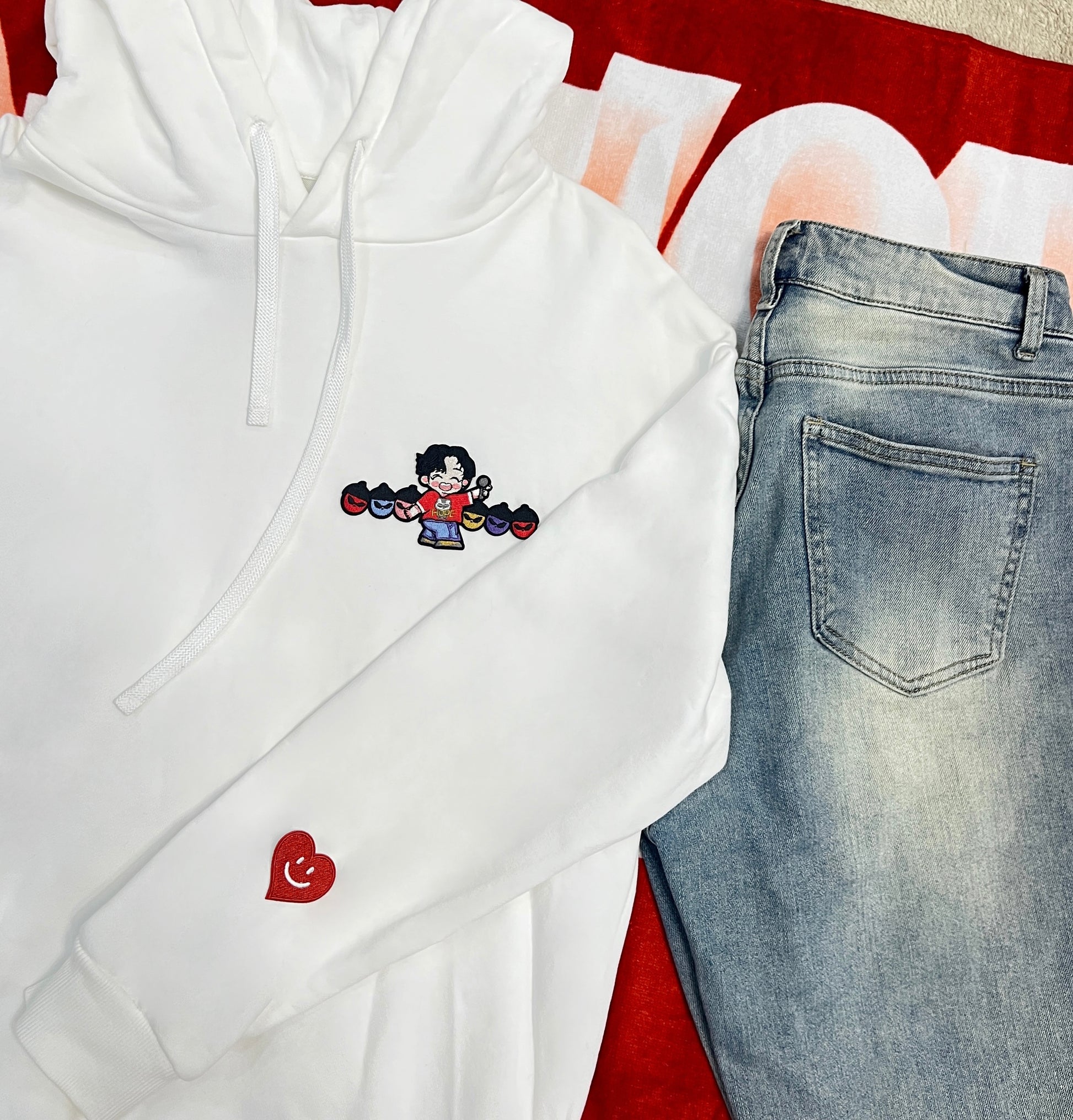 [HOTS Memories] Denim Crossbody Bag — Neuron Dance featuring Hobi & Acorns