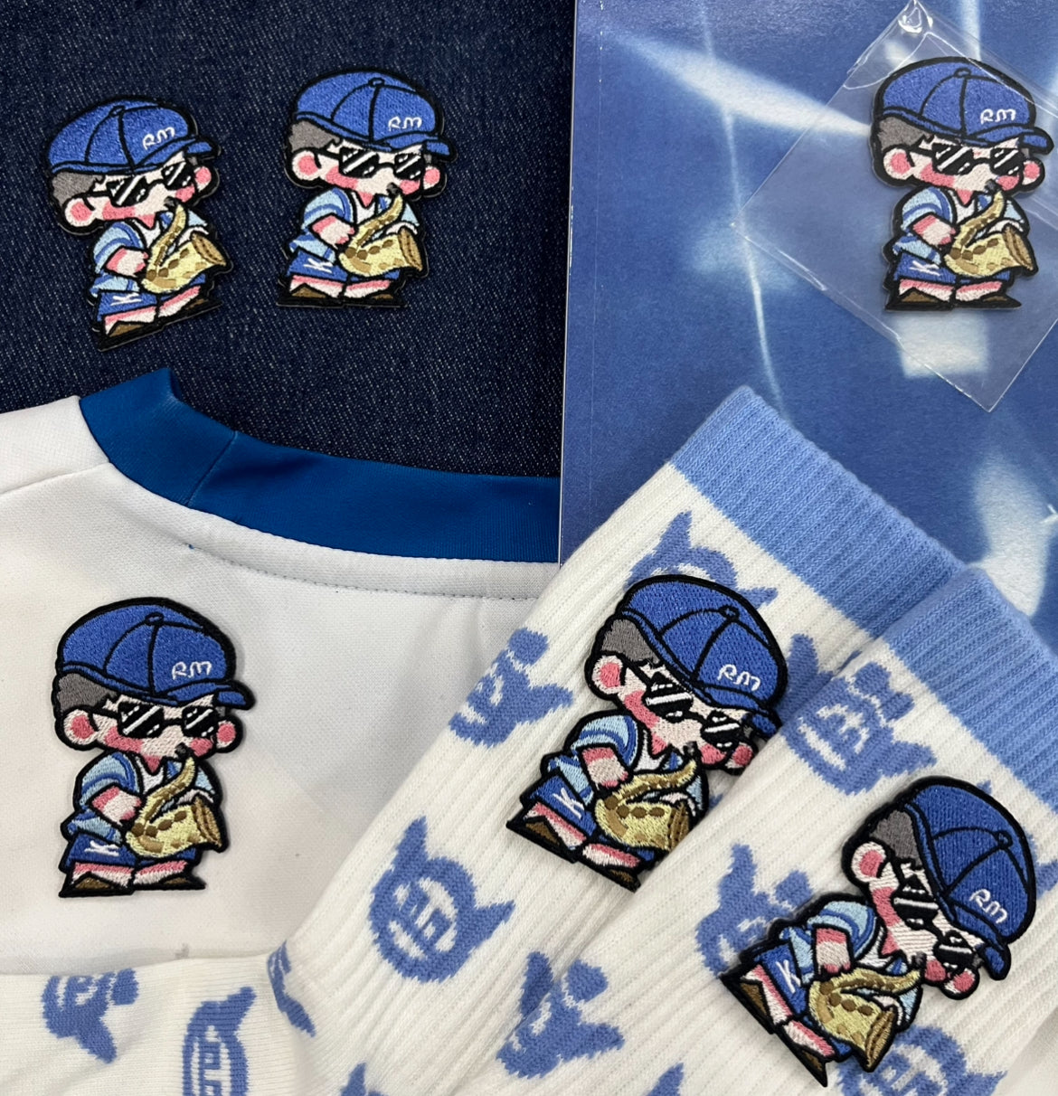 Saxy Namjoon Embroidered Patch