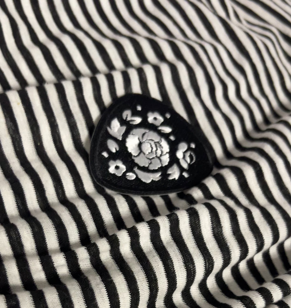 D-DAY Guitar pick Embroidered patch