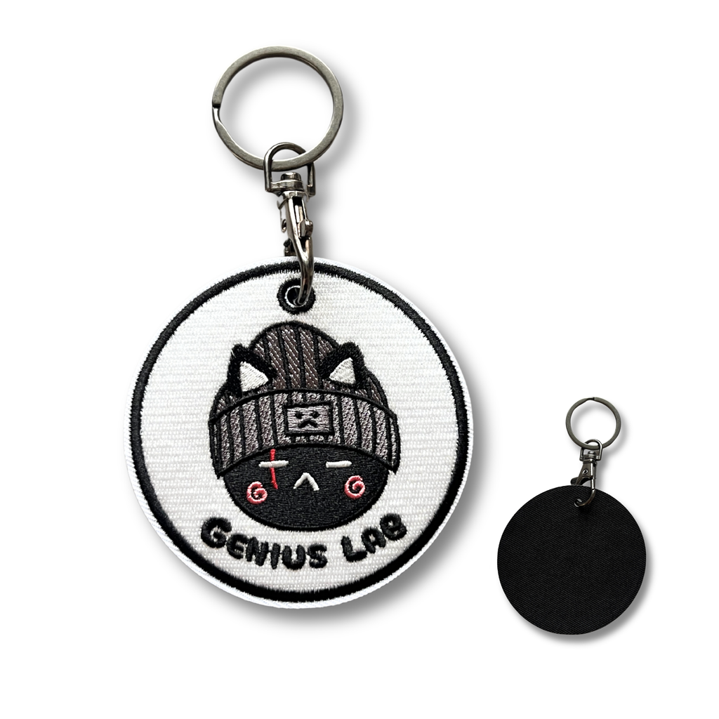 Genius Lab Embroidered Bag Charm