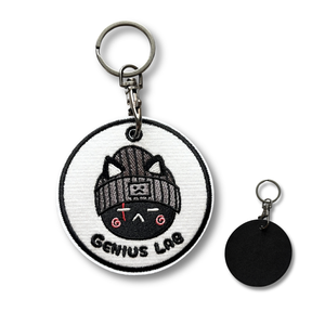 Genius Lab Embroidered Bag Charm