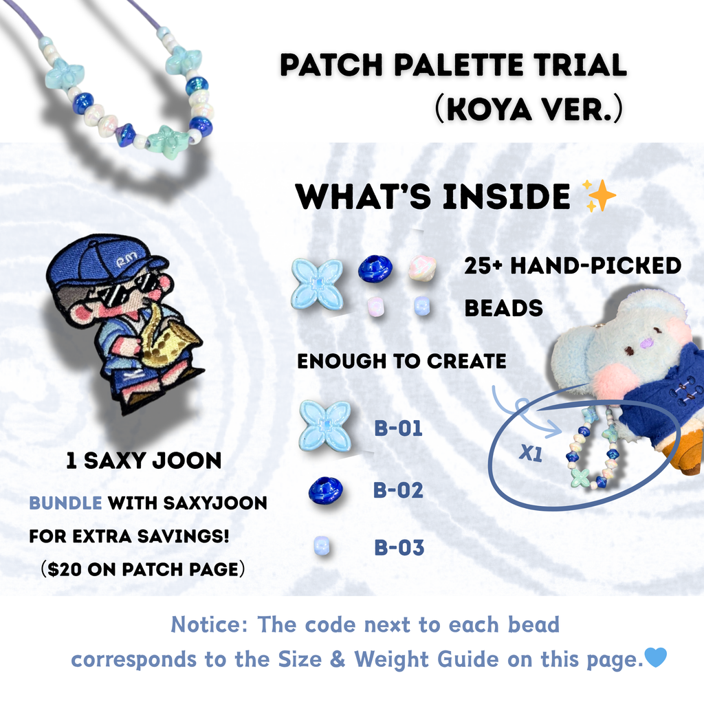 Saxy Namjoon Embroidered Patch